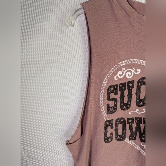 American Highway distressed tank sucker for cowboys size M - Picture 4 of 6